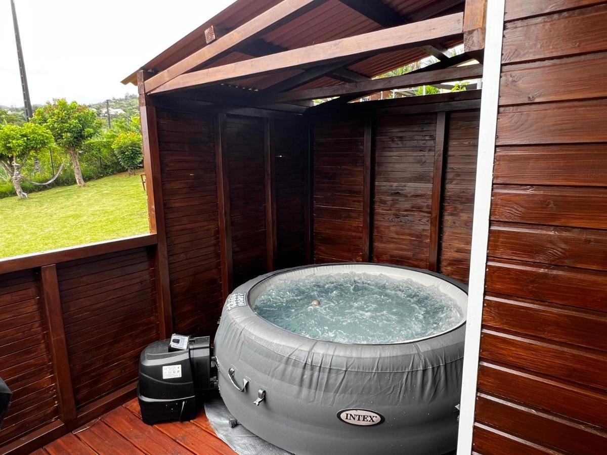 L'Escapade Creole Jacuzzi Privatif Bungalow Ananas Saint-Joseph Extérieur photo